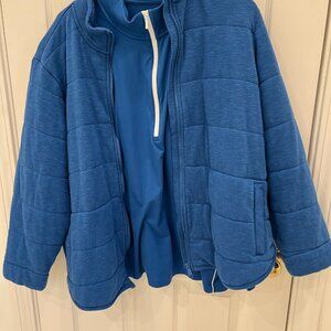 J. Jill Athleisure Half-Zip and Quilted Jacket combo